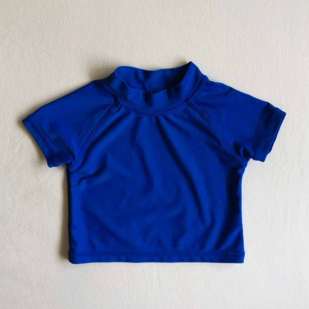 koala baby blue short sleeve rashguard 3-6 months baby